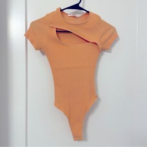 Peach Tee Bodysuit